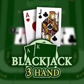 Blackjack 3H (Habanero) logo by Habanero at PricedUp Casino