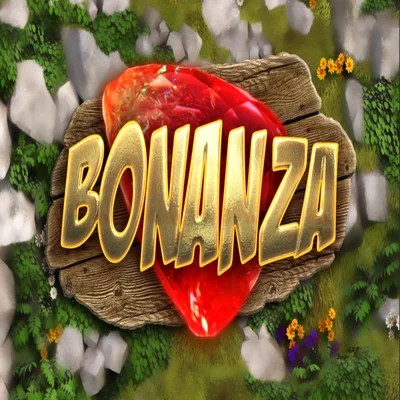 Bonanza slot logo by Big Time Gaming at PricedUp CasinoBonanza