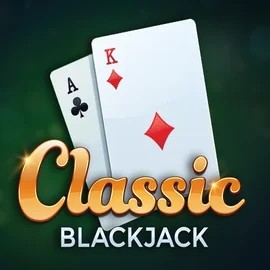 Classic Blackjack slot icon by Red Tiger Gaming, available at PricedUp Casino